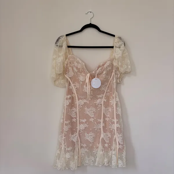 Revolve More To Come Dress Mini White - Image 4