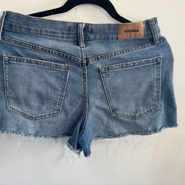 RSQ Vintage High Rise Blue Denim Shorts - Image 3