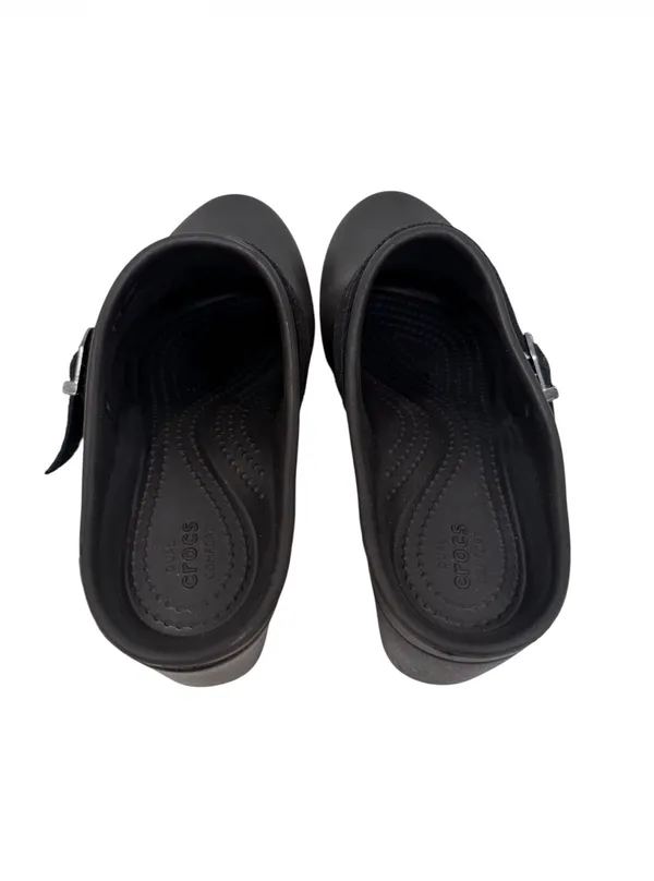 Crocs Sarah Suede Band Clog Black Slip On Mule Womens Size 9 - Image 6