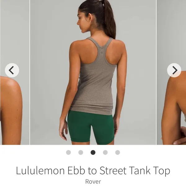 Lululemon ebb to street tank rover size 4 - Image 5