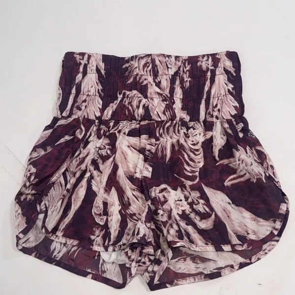 Free People FP Movement Floral Hi Rise Running Athleisure Gym‎ Shorts Size XS - Image 12