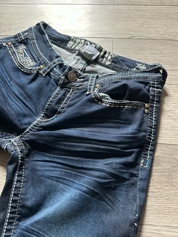 2010 Hydraulic micro boot denim jeans - Image 2