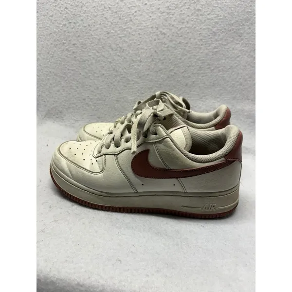 Nike Air Force 1 Women’s 8 White Rugged Orange DC9486-105 - Image 3