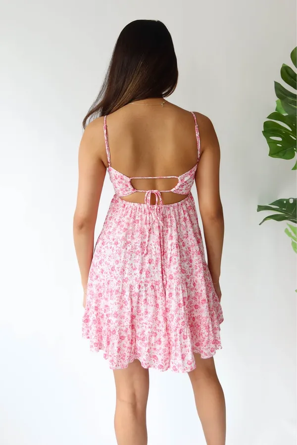 Grey Bandit Sunset Boulevard Dress Pink - Image 2
