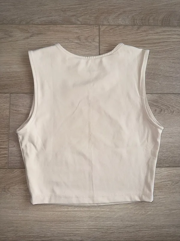 Joah Brown Crop Tank - Image 3