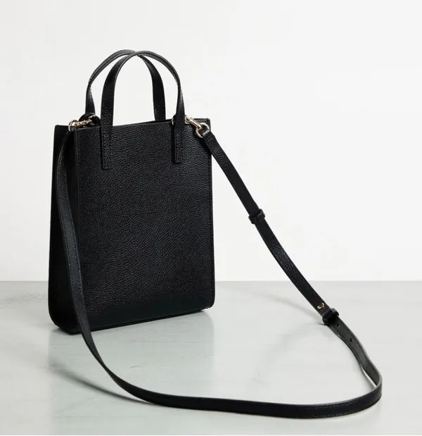 Marc Jacobs Black Leather Small Tote - Image 8