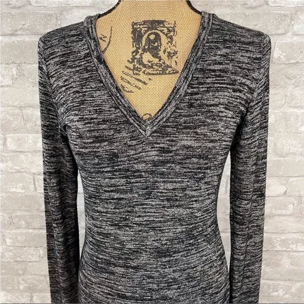Aritzia Wilfred Marled Vneck Sweater Dress - Image 2