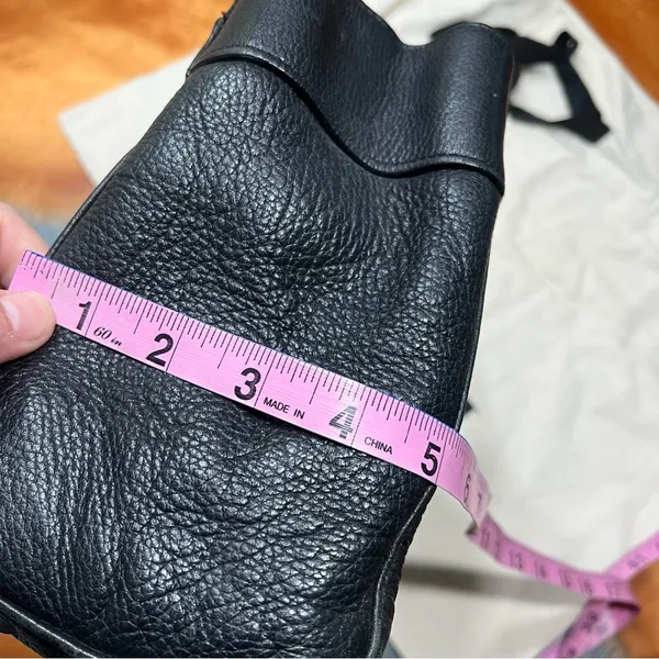 Coach Penelope Carryall Black Pebbled Leather Shoulder Bag silver Turnlock - Image 13
