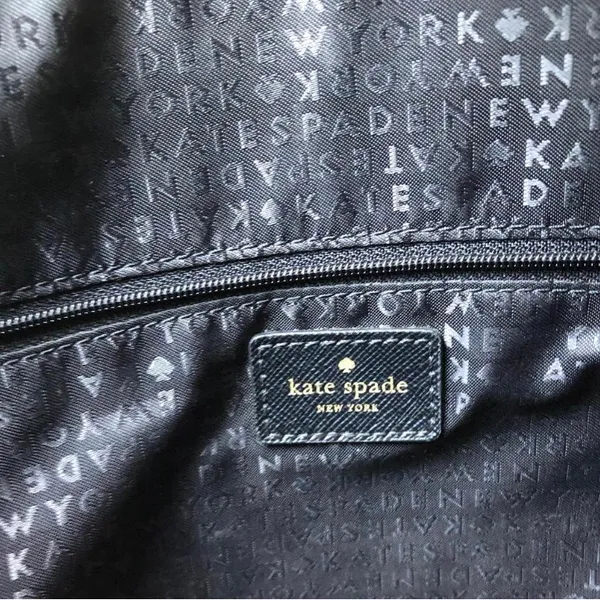 Kate Spade Black Shimmering Handbag/ Satchel - Image 15