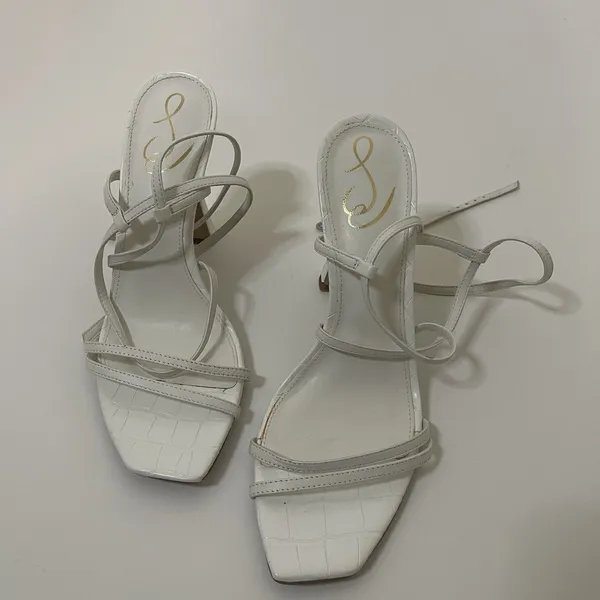 New Sam Edelman Lela strappy white high heels size 9.5 - Image 3