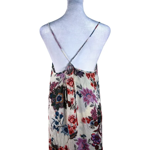 Patrons‎ of Peace Womens Floral Crinkle Rayon Maxi Dress Size Small - Image 6