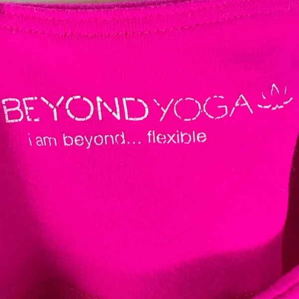Beyond Yoga Pink High Rise Leggings‎ Size Small Cropped Yoga Activewear - Image 8