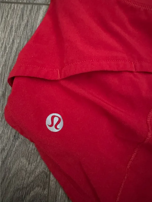 Red Lululemon Speed Up Shorts 2.5" Low-Rise - Image 3