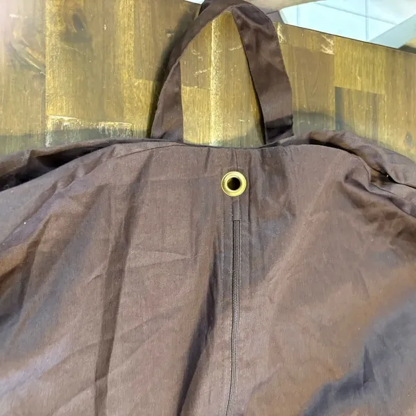 GUCCI Brown Travel Dress Suit Garment Bag Zipper Long Protective Sleeve Logo - Image 6