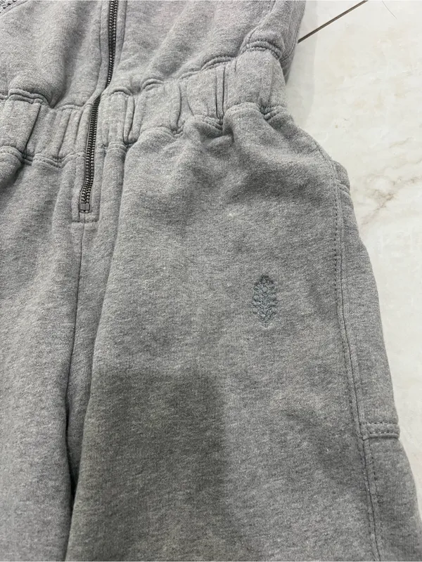Free People FP Movement Gray Set Go Onesie Size XS - Image 4