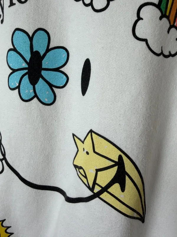 Smiley Originals It's A Good Day Whimsy Graphic Crew Neck Sweatshirt Size Medium - Image 4
