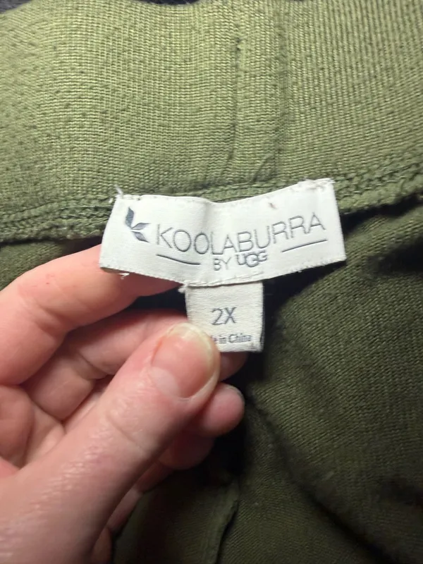 UGG Koolaburra Green Wide Leg Sweatpants Size 2XL. - Image 3