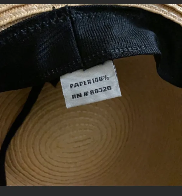 Bride to Be Floppy Beige Straw Hat Tan - Image 6