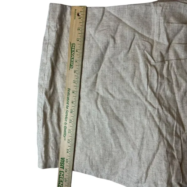 Pink Lily Women's 2XL Linen Blend Skort Beige Tan Coastal Summer Beachy Casual‎ - Image 8