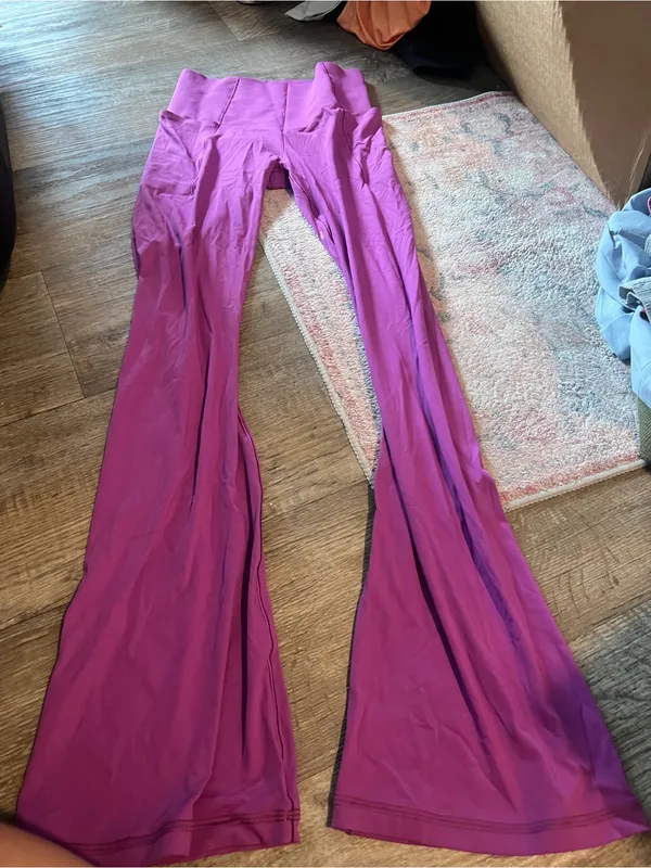 Aerie real me extra bootcut Vibrant Purple Flared Leggings - Image 2