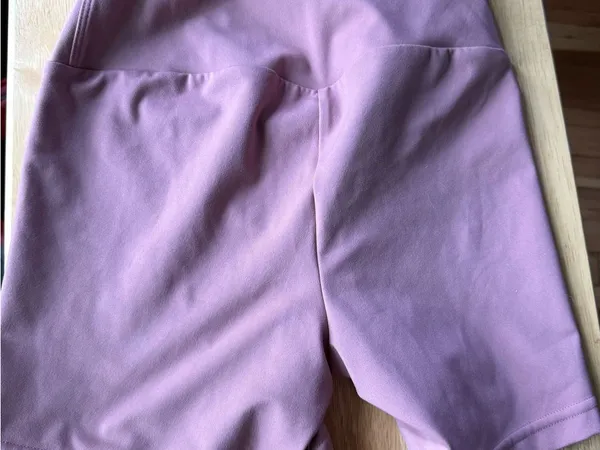Darc Sport Mauve/Blush Athletic Shorts with White‎ Graphics size XS like new - Image 5