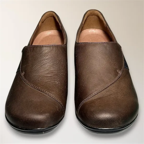 Dansko EU‎ 39 Mushroom Brown Burnished Nubuck Comfort Slip On Shoes US 8.5 - 9 - Image 7