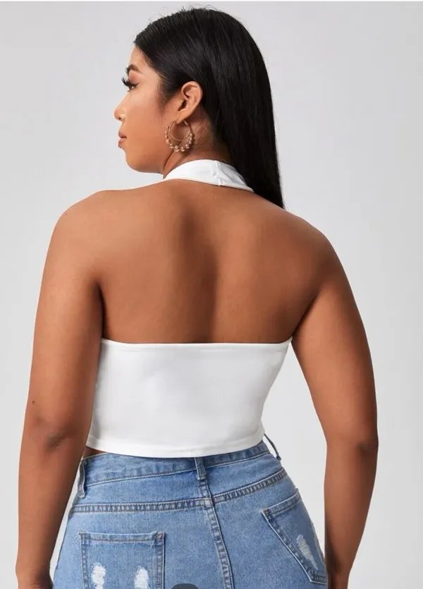 Halter Top White Size 20 plus - Image 3