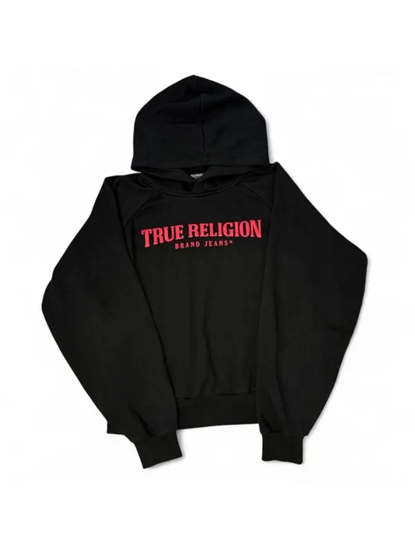 True Religion True Relaxed Boyfriend Hoodie - Size S - Image 2