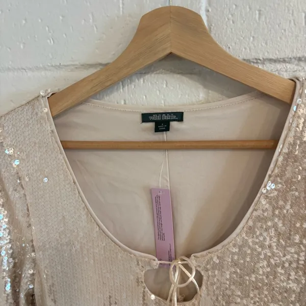 NWT wild fable sequin long sleeve dress - Image 2