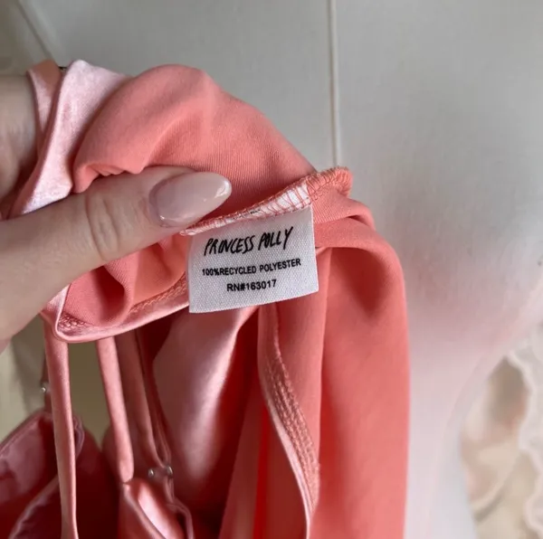 Princess Polly Pink Satin Mini Slip - Image 5