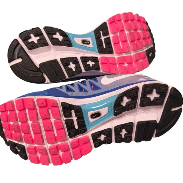 Nike Zoom Fitsole 3 Women Running Shoes Royal Blue Pink Athletic Sneakers in EUC - Image 7