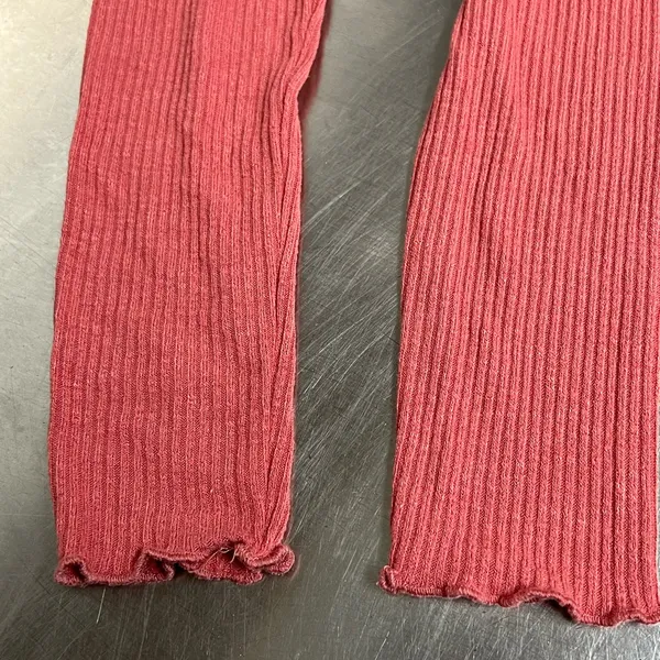 Abercrombie & Fitch Pink Long Sleeve Ribbed Top - Size Medium - VGUC - Image 4