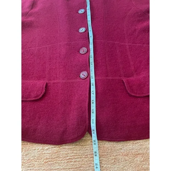 Jane Ashley Wool Blend Jacket  L - Image 4