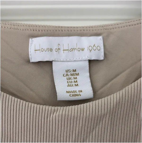 House of Harlow 1960 Ribbed Bodysuit - Image 2