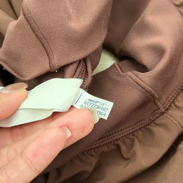 OFFLINE By Aerie Real Me Crossover Flowy Short in rich brown - Image 8