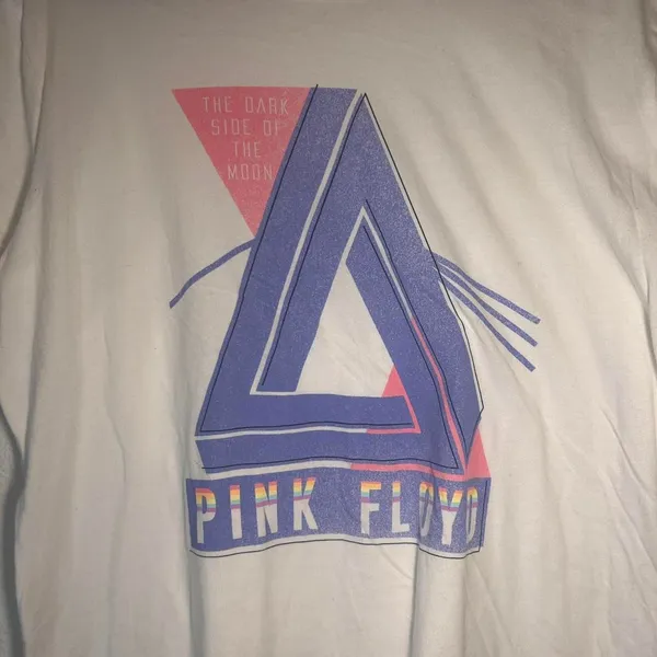 Elizabeth & James Pink Floyd Dark Side Graphic Tee Size L Rock Vintage Band Tee - Image 4