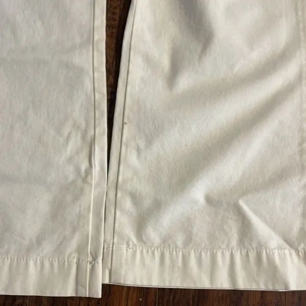 NWT Hollister Off White Beige Betty Cotton Lowrise Pants Size 3 - Image 9