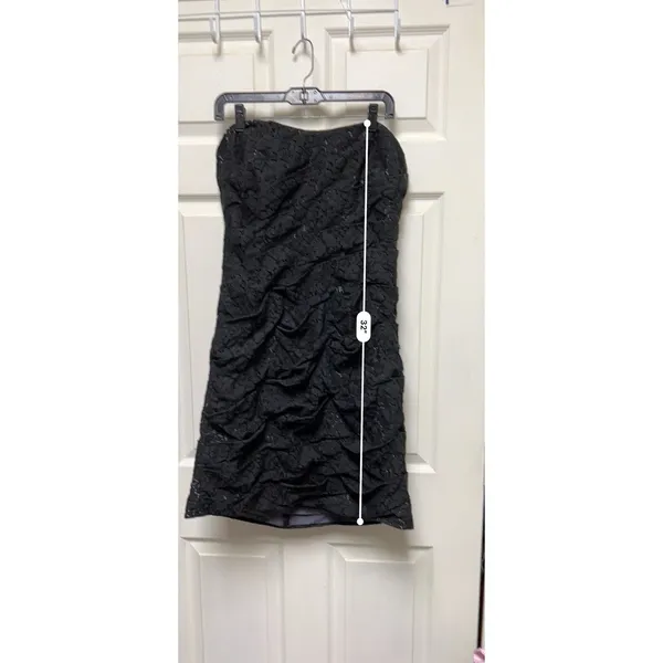 DAX) NWT $165 Lace Strapless Ruched Party Cocktail Dress Size 12 Jasmine women L - Image 4