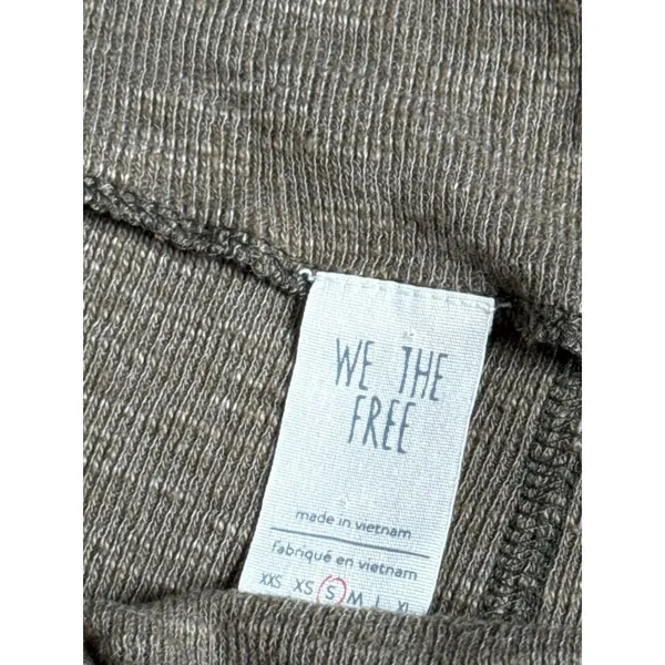 EUC Free People We the Free Women's Oversized Green Dolman Sweater Top size S - Image 4