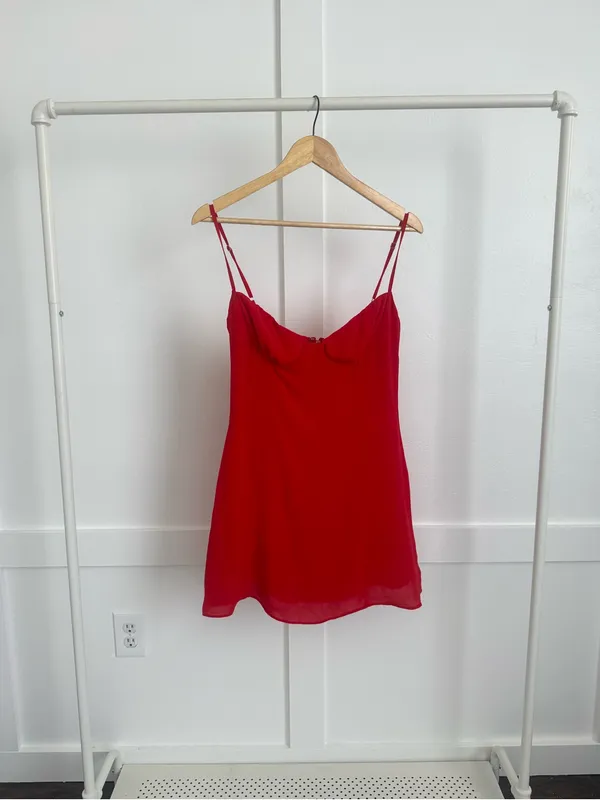 House of CB Christiana Red Mini Dress - Image 6