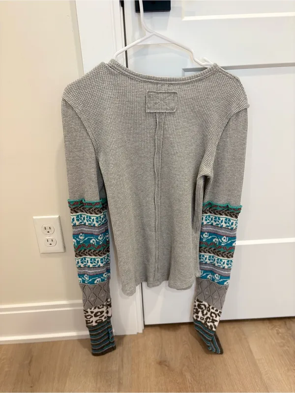 We the Free by Free People All In Cuff Knit Top Size Small - Image 5