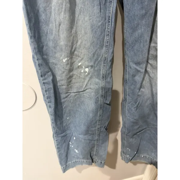 We The Free Paint Splatter Distressed Button Fly Aria Trouser Sz 28 M - Image 5