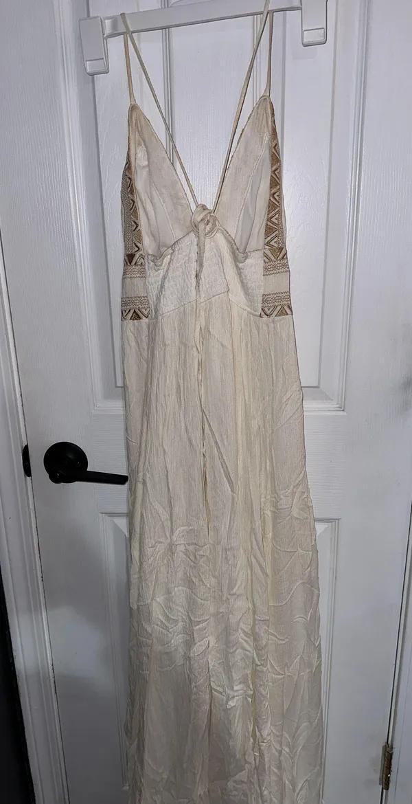 Lulus White Boho Dress - Image 3
