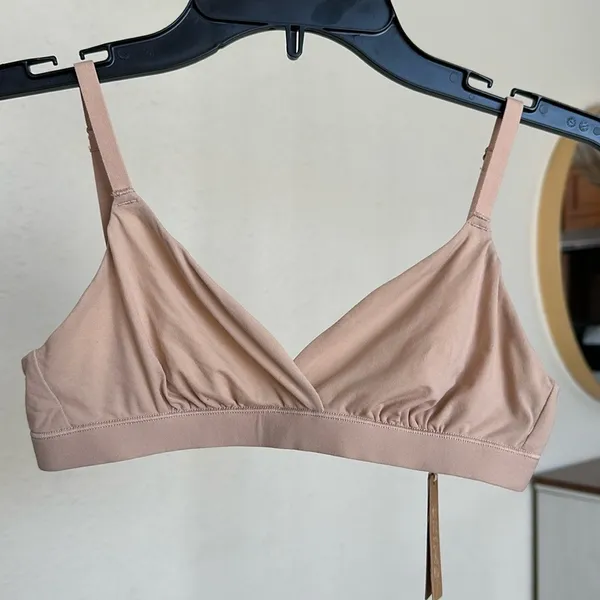 SKIMS FITS EVERYBODY CROSSOVER BRALETTE Color Clay‎ Size XS NWT - Image 2