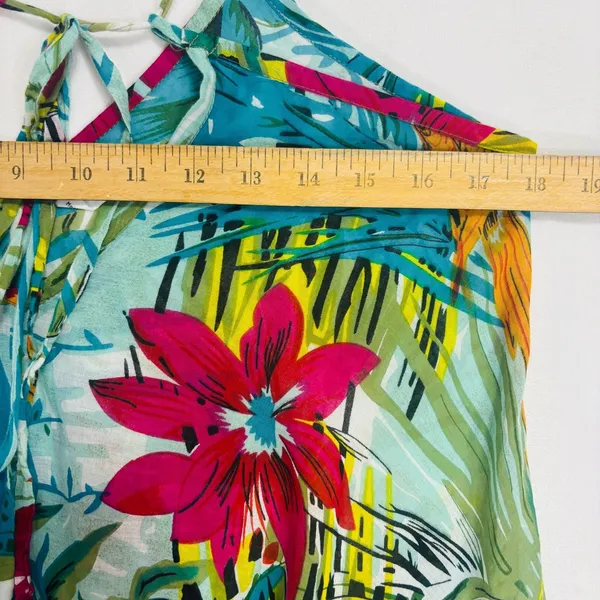 Rebecca Donde Women's Harem Wide Leg Jumper/Cover-Up OSFM Tropical Resort Beach‎ - Image 5