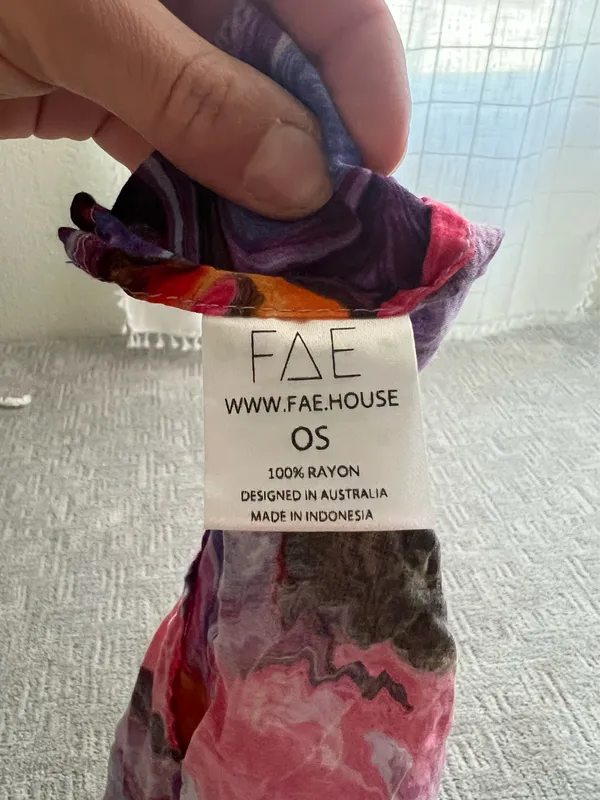 FAE swimwear sarong Purple - Image 4