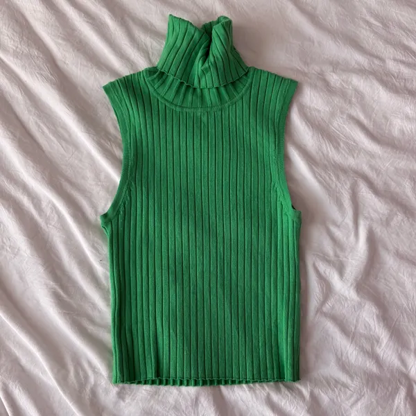 ZARA Green Turtleneck Top - Image 2