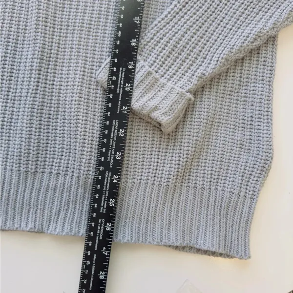 AMERICAN EAGLE‎ Light Blue Knit Mock Neck Sweater Size S\XS - Image 7