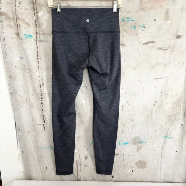 Lululemon Wunder Under Hi-Rise Tight Full-On Luxtreme 28", Heathered Black - Image 5