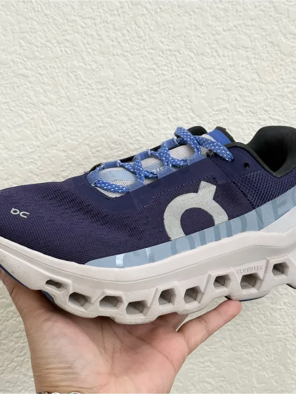 ON Cloud Cloudmonster Road Running Shoes in Açaí /Lavender Women’s Size 6.5 - Image 9